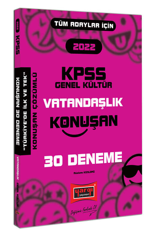 Yargı Yayınları 2022 KPSS Tüm Adaylar İçin Genel Kültür Vatandaşlık Konuşan 30 Deneme