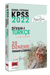 Yargı Yayınları - Yargı Yayınları 2022 KPSS Genel Yetenek Divanı Türkçe Tamamı Çözümlü 20 Deneme