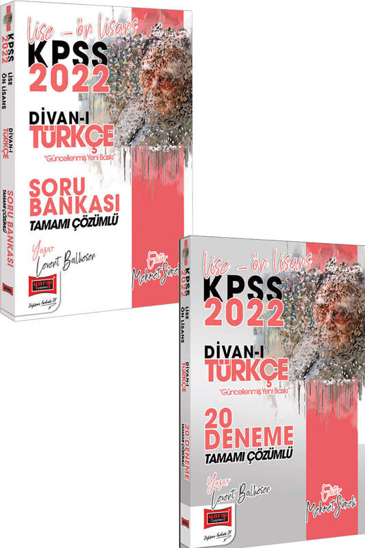 Yargı Yayınları 2022 KPSS Lise Ön Lisans Divanı Türkçe Tamamı Çözümlü Soru Bankası ve 20 Deneme Seti