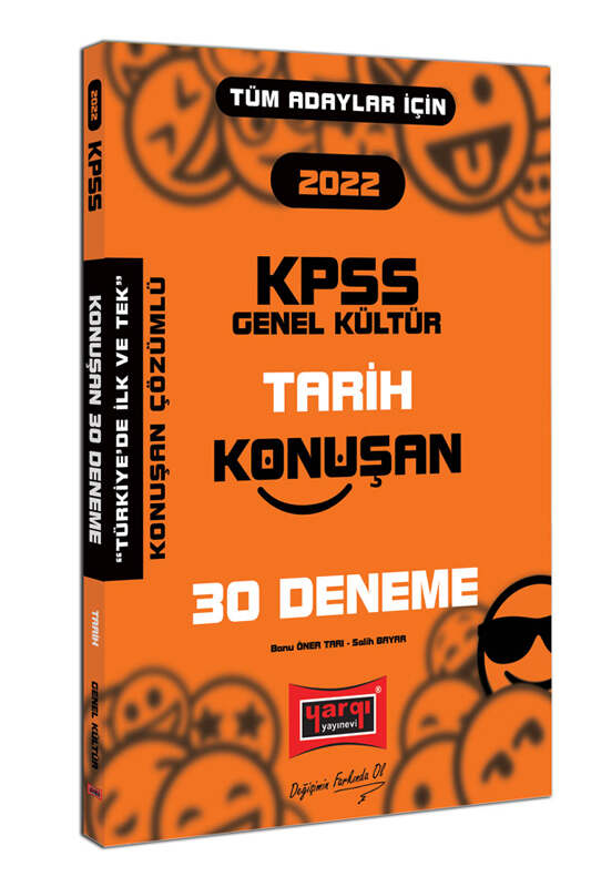 Yargı Yayınları 2022 KPSS Tüm Adaylar İçin Genel Kültür Tarih Konuşan 30 Deneme