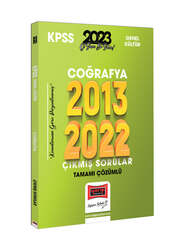 Yargı Yayınları - Yargı Yayınları 2023 KPSS Coğrafya 2013-2022 Tamamı Çözümlü Çıkmış Sorular