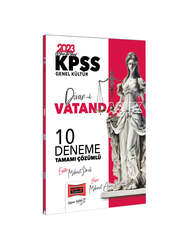 Yargı Yayınları - Yargı Yayınları 2023 KPSS Divan-ı Vatandaşlık Tamamı Çözümlü 10 Deneme