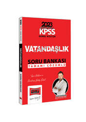 Yargı Yayınları - Yargı Yayınları 2023 KPSS Genel Kültür Tamamı Çözümlü Vatandaşlık Soru Bankası