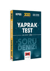 Yargı Yayınları - Yargı Yayınları 2023 KPSS GK-GY Soru Denizi Çek Kopart Yaprak Test