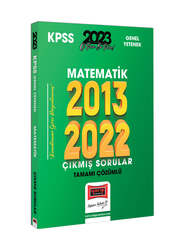 Yargı Yayınları - Yargı Yayınları 2023 KPSS Matematik 2013-2022 Tamamı Çözümlü Çıkmış Sorular