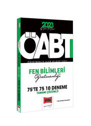 Yargı Yayınları - Yargı Yayınları 2023 KPSS ÖABT Fen Bilimleri Öğretmenliği Tamamı Çözümlü 10 Deneme