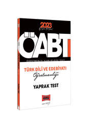 Yargı Yayınları - Yargı Yayınları 2023 KPSS ÖABT Türk Dili ve Edebiyatı Öğretmenliği Çek Kopart Yaprak Test