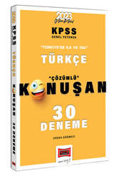 Yargı Yayınları - Yargı Yayınları 2023 KPSS Türkçe Tamamı Çözümlü Konuşan 30 Deneme