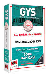 Yargı Yayınları - Yargı Yayınları 2023 Sağlık Bakanlığı Memur Kadrosu İçin Konu Özetli Açıklamalı Soru Bankası