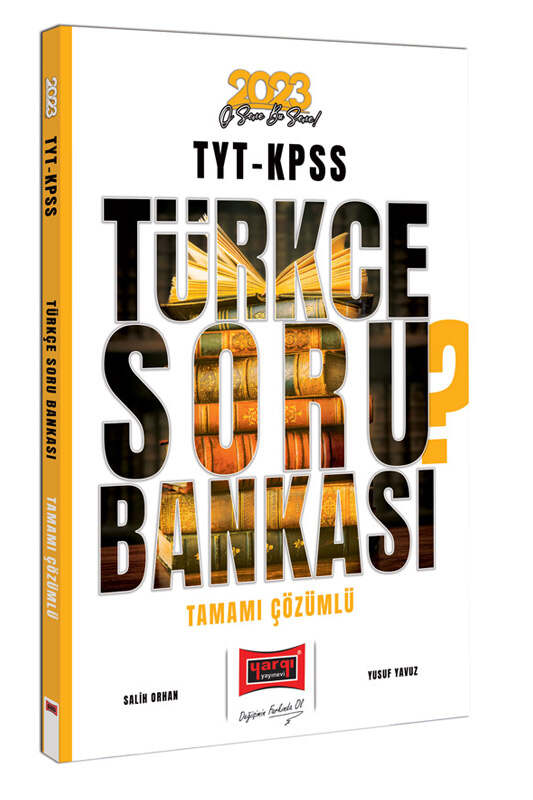 Yargı Yayınları 2023 TYT-KPSS Türkçe Tamamı Çözümlü Soru Bankası