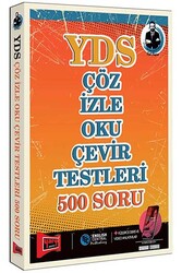 Yargı Yayınları YDS Çöz İzle Oku Çevir Testleri 500 Soru - Yargı Yayınları