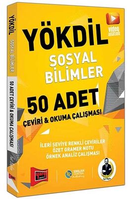 ​Yargı Yayınları YÖKDİL Sosyal Bilimler 50 Adet Çeviri ve Okul Çalışması - 1