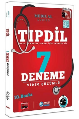 Yargı Yayınları TIPDİL Video Çözümlü 7 Deneme Sınavı 10. Baskı - 1