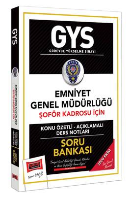Yargı Yayınları GYS Emniyet Genel Müdürlüğü Şoför Kadrosu İçin Konu Özetli Soru Bankası - 1