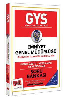 Yargı Yayınları GYS Emniyet Genel Müdürlüğü Bilgisayar İşletmeni Kadrosu İçin Konu Özetli Soru Bankası - 1