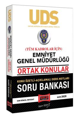 Yargı Yayınları UDS Emniyet Genel Müdürlüğü Ortak Konular Tüm Kadrolar İçin Konu Özetli Soru Bankası - 1
