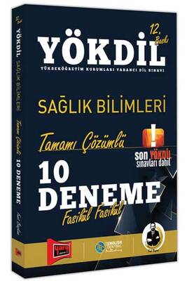 ​Yargı Yayınları YÖKDİL Sağlık Bilimleri Tamamı Çözümlü 10 Fasikül Deneme 12. Baskı - 1