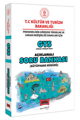 Yargı Yayınları GYS T.C. Kültür ve Turizm Bakanlığı Kütüphane Müdürü İçin Açıklamalı Soru Bankası - 1