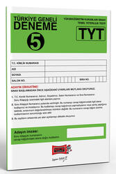 Yargı Yayınları TYT Türkiye Geneli Deneme 5 - Yargı Yayınları