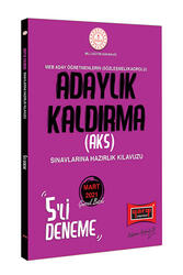 Yargı Yayınları MEB Adaylık Kaldırma (AKS) Sınavlarına Hazırlık Kılavuzu 5 Deneme - Yargı Yayınları