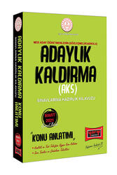 Yargı Yayınları MEB Adaylık Kaldırma (AKS) Sınavlarına Hazırlık Kılavuzu Konu Anlatımı - Yargı Yayınları
