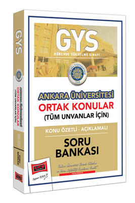 Yargı Yayınları GYS Ankara Üniversitesi Ortak Konular Konu Özetli - Açıklamalı Soru Bankası - 1