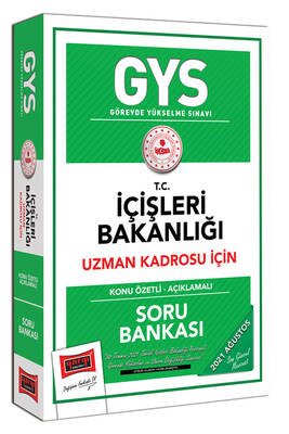Yargı Yayınları GYS T.C İçişleri Bakanlığı Uzman Kadrosu İçin Konu Özetli Açıklamalı Soru Bankası - 1