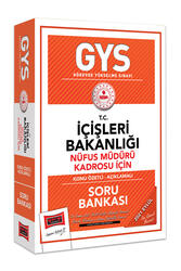 Yargı Yayınları - Yargı Yayınları GYS T.C İçişleri Bakanlığı Nüfus Müdürü Kadrosu İçin Konu Özetli Açıklamalı Soru Bankası