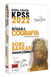 Yargı Yayınları - Yargı Yayınları 2022 KPSS Genel Kültür Divan-ı Coğrafya Tamamı Çözümlü Soru Bankası