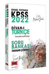 Yargı Yayınları - Yargı Yayınları 2022 KPSS Genel Yetenek Divan-ı Türkçe Tamamı Çözümlü Soru Bankası
