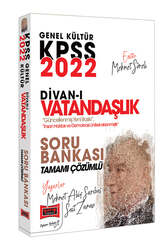 Yargı Yayınları - Yargı Yayınları 2022 KPSS Genel Kültür Divan-ı Vatandaşlık Tamamı Çözümlü Soru Bankası