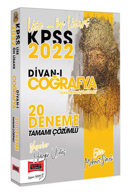 Yargı Yayınları 2022 KPSS Lise Ön Lisans Divanı Coğrafya Tamamı Çözümlü 20 Deneme - 1
