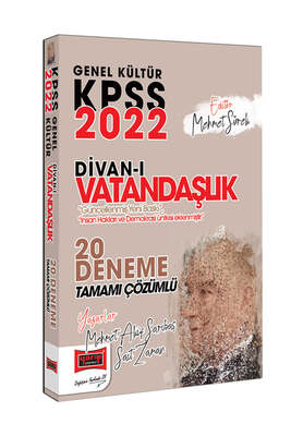 Yargı Yayınları 2022 KPSS Genel Kültür Divanı Vatandaşlık Tamamı Çözümlü 20 Deneme - 1