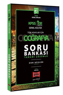 Yargı Yayınları 2022 KPSS Genel Kültür Son Düzlük Coğrafya Tamamı Çözümlü Soru Bankası - 1