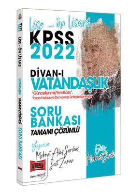 Yargı Yayınları 2022 KPSS Lise Ön Lisans Divanı Vatandaşlık Tamamı Çözümlü Soru Bankası - 1