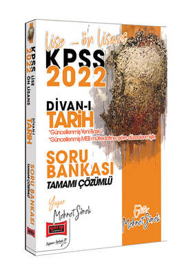 Yargı Yayınları 2022 KPSS Lise Ön Lisans Divanı Tarih Tamamı Çözümlü Soru Bankası - 1