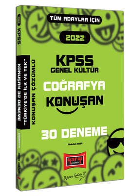 Yargı Yayınları 2022 KPSS Tüm Adaylar İçin Genel Kültür Coğrafya Konuşan 30 Deneme - 1