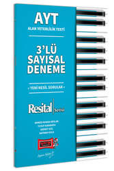 Yargı Yayınları - Yargı Yayınları AYT Resital Serisi 3′lü Sayısal Deneme 