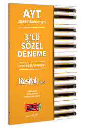 Yargı Yayınları - Yargı Yayınları AYT Resital Serisi 3′lü Sözel Deneme 
