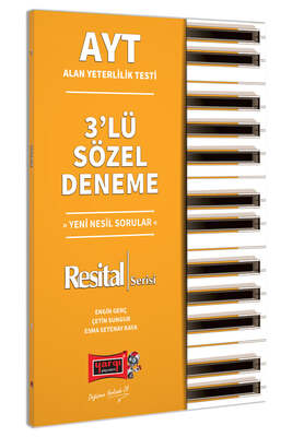 Yargı Yayınları AYT Resital Serisi 3′lü Sözel Deneme - 1