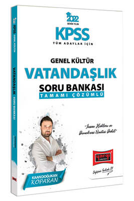 Yargı Yayınları 2022 KPSS Genel Kültür Tamamı Çözümlü Vatandaşlık Soru Bankası - 1