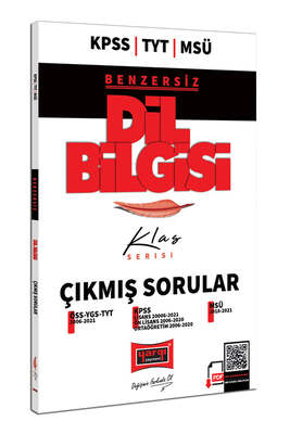 Yargı Yayınları KPSS TYT MSÜ Klas Serisi Benzersiz Dil Bilgisi Çıkmış Sorular - 1