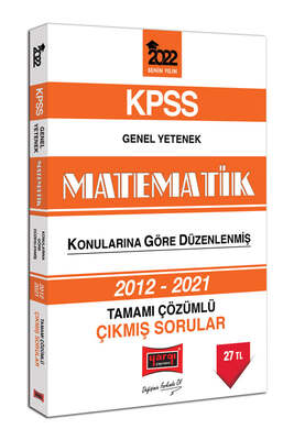 Yargı Yayınları 2022 KPSS Genel Yetenek Matematik Tamamı Çözümlü Çıkmış Sorular - 1