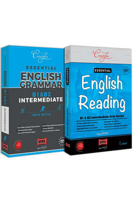 Yargı Yayınları B1-B2 Intermediate ORTA Seviye Gramer - Okuma - Kelime - Dinleme Kitap Seti - 1