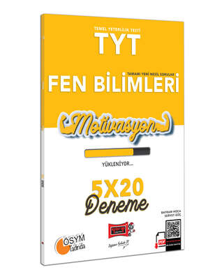 Yargı Yayınları Motivasyon TYT Fen Bilimleri 5x20 Deneme - 1