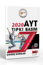 Yargı Yayınları - Yargı Yayınları AYT 2020 Tıpkı Basım Tamamı Çözümlü Çıkmış Sorular