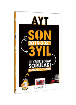 Yargı Yayınları AYT Son 3 Yıl (2019-2021) Tamamı Çözümlü Çıkmış Sorular - 1