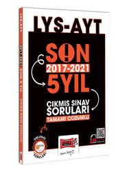 Yargı Yayınları AYT Son 5 Yıl (2017-2021) Tamamı Çözümlü Çıkmış Sınav Soruları - Yargı Yayınları