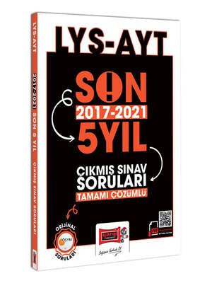 Yargı Yayınları AYT Son 5 Yıl (2017-2021) Tamamı Çözümlü Çıkmış Sınav Soruları - 1