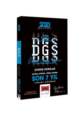 Yargı Yayınları 2023 DGS Son 7 Yıl Tamamı Çözümlü Çıkmış Sınav Soruları - 1